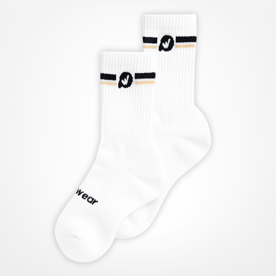 Șosete PulóWear - albe cu logo