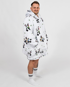 Puló gri-argintiu cu panda