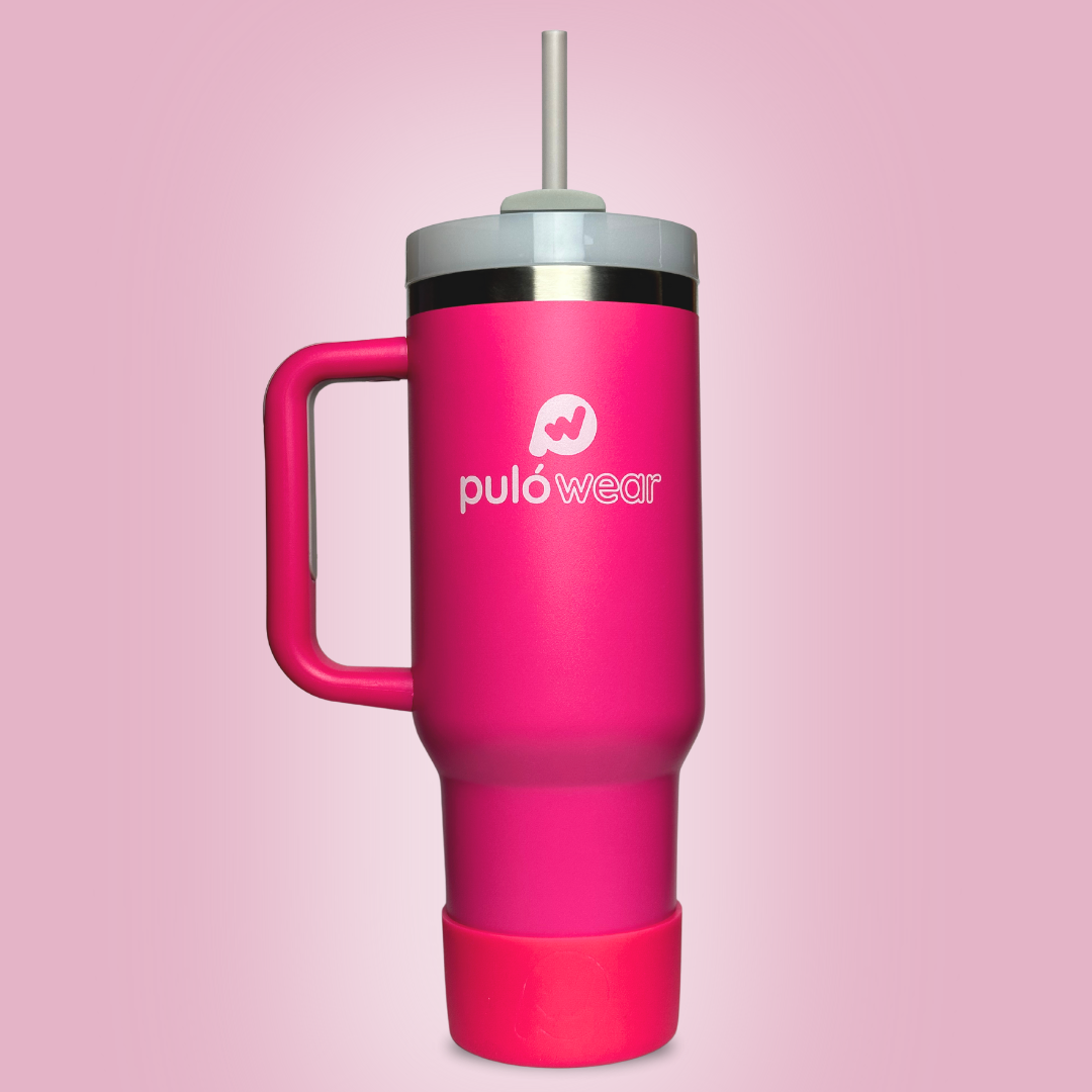 Cană termos din oțel PulóWear - Roz aprins