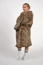 Halat cu imprimeu de leopard