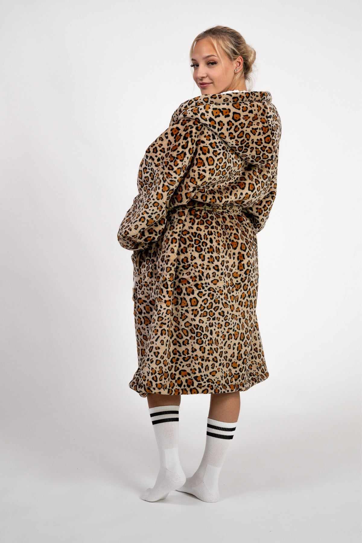 Halat cu imprimeu de leopard