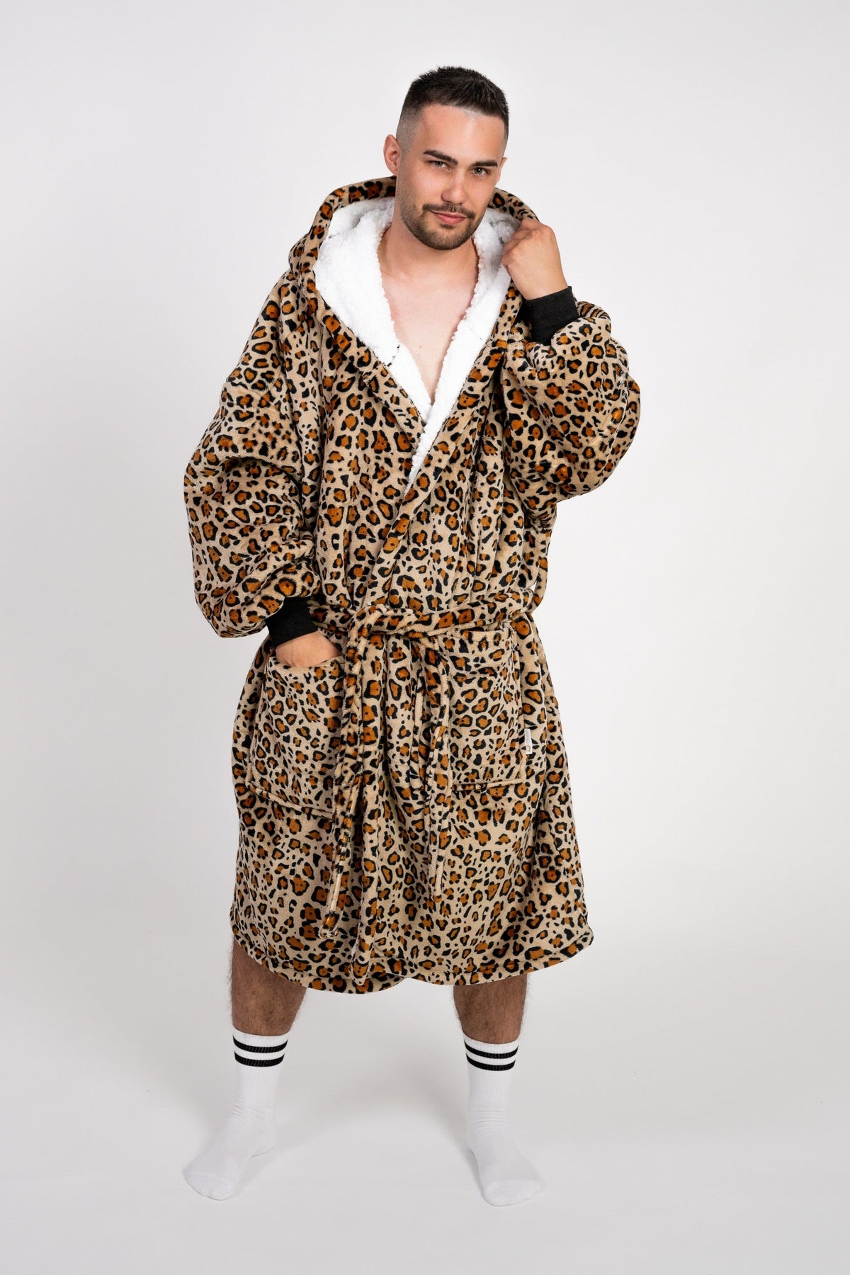 Halat cu imprimeu de leopard