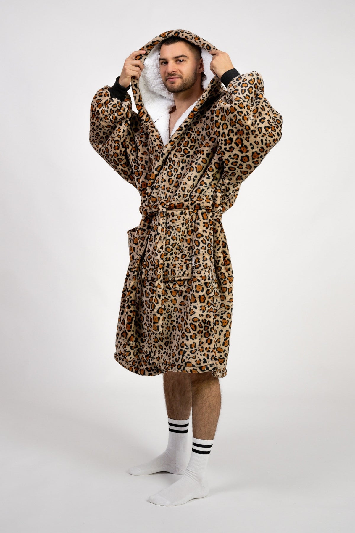 Halat cu imprimeu de leopard