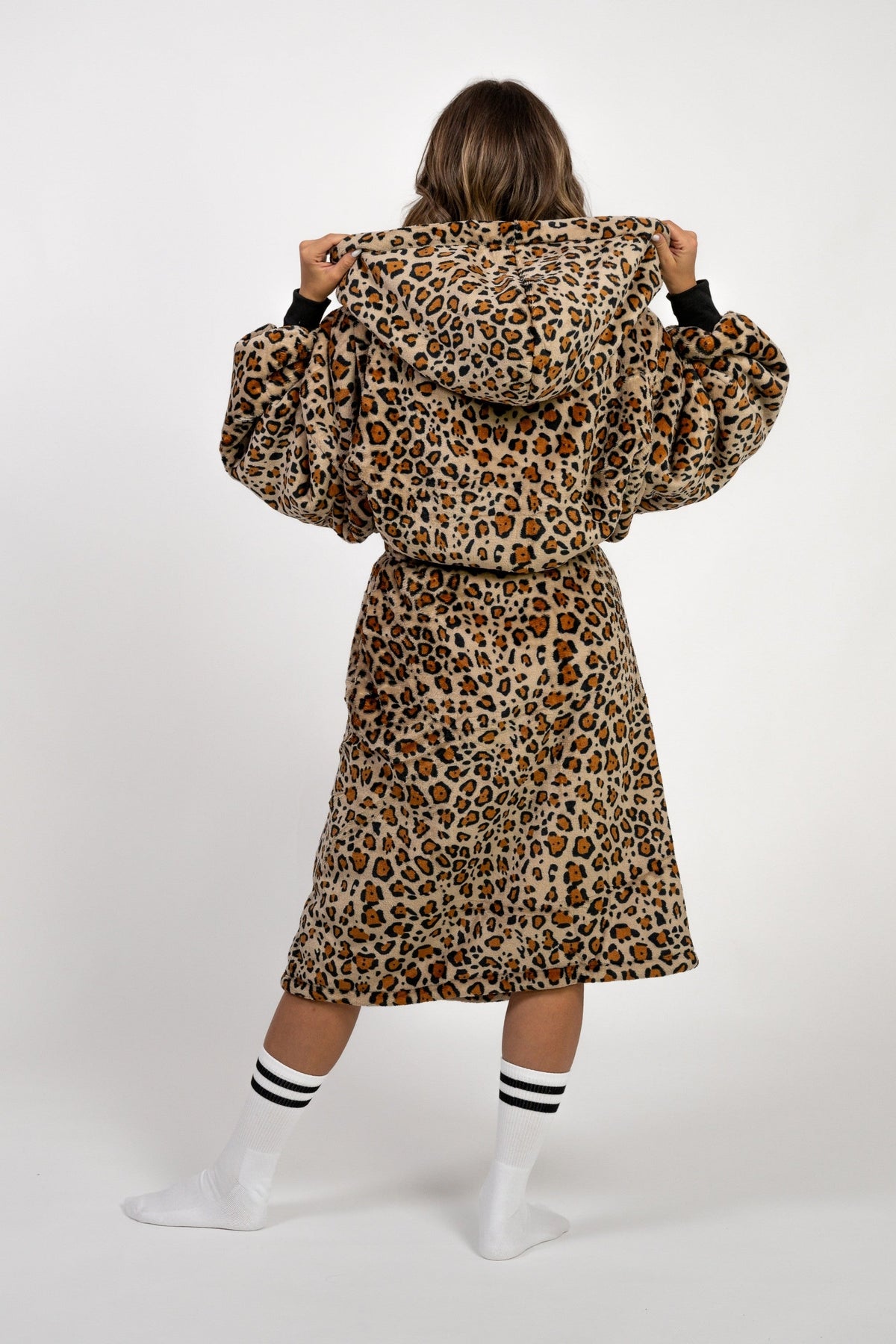 Halat cu imprimeu de leopard