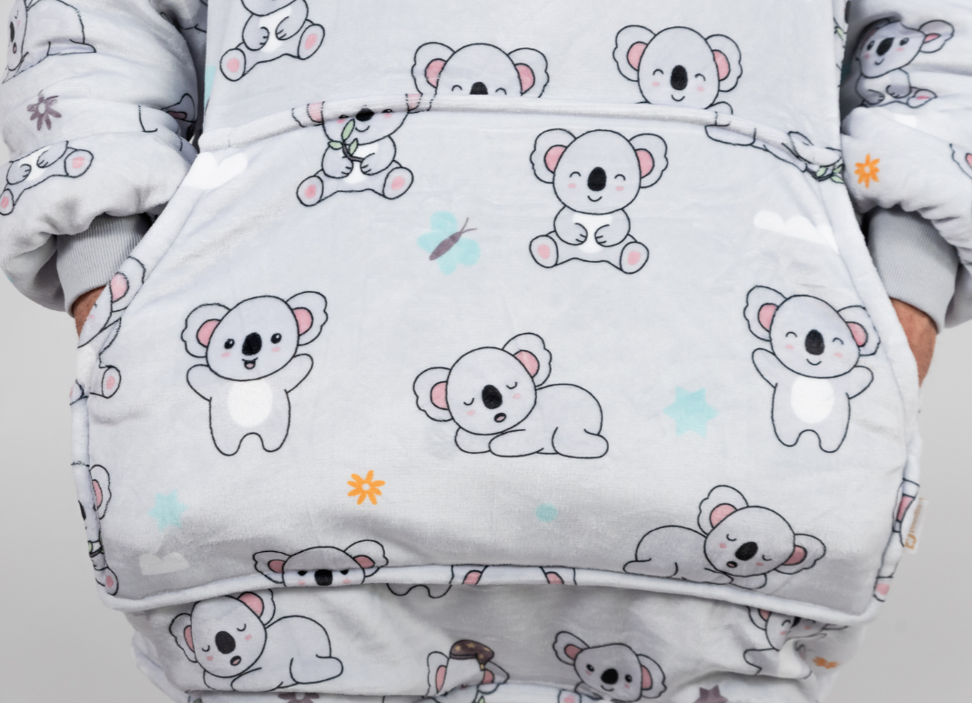 Puló gri-argintiu cu koala